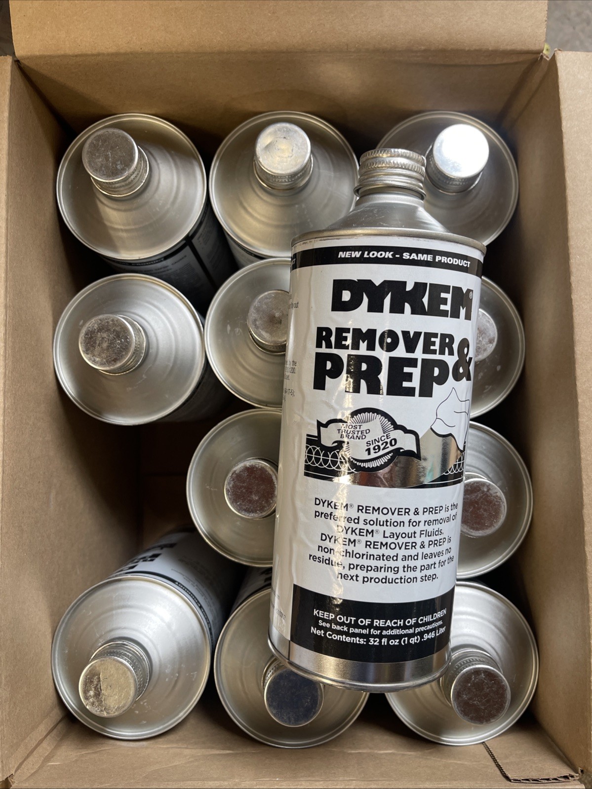 12 X Dykem 82638 Layout Fluid Remover: 32 oz Bottle 32 Ounce Bottle