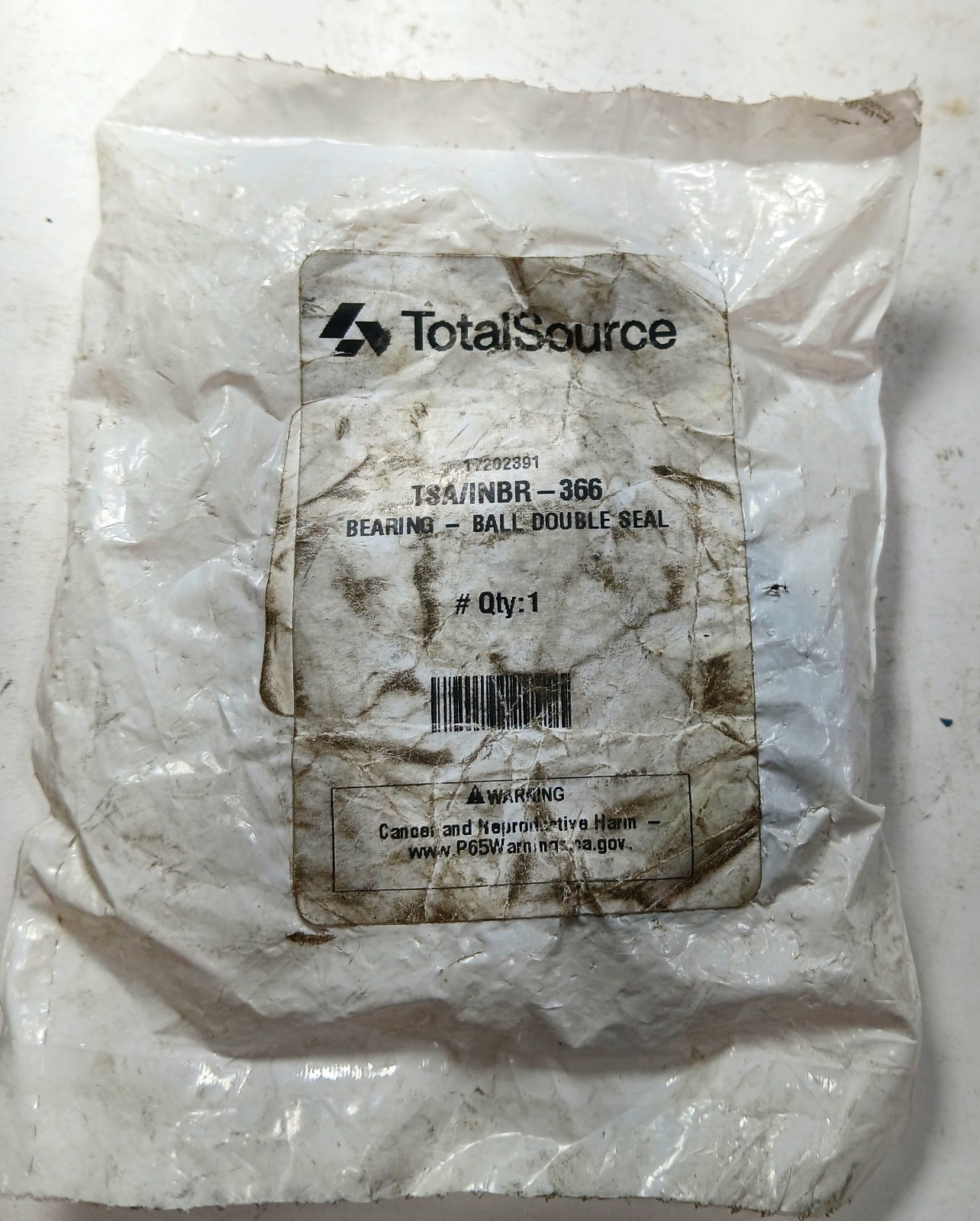 1 NEW TOTAL SOURCE TSA/INBR-366 DOUBLE SEAL BALL BEARING NNB ***MAKE OFFER***
