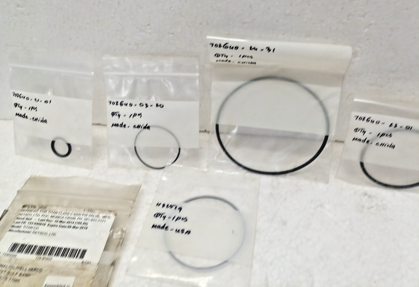 Titan H34005 Repair Kit Titan Class C 6200 PSI Valve Titan / Retsco