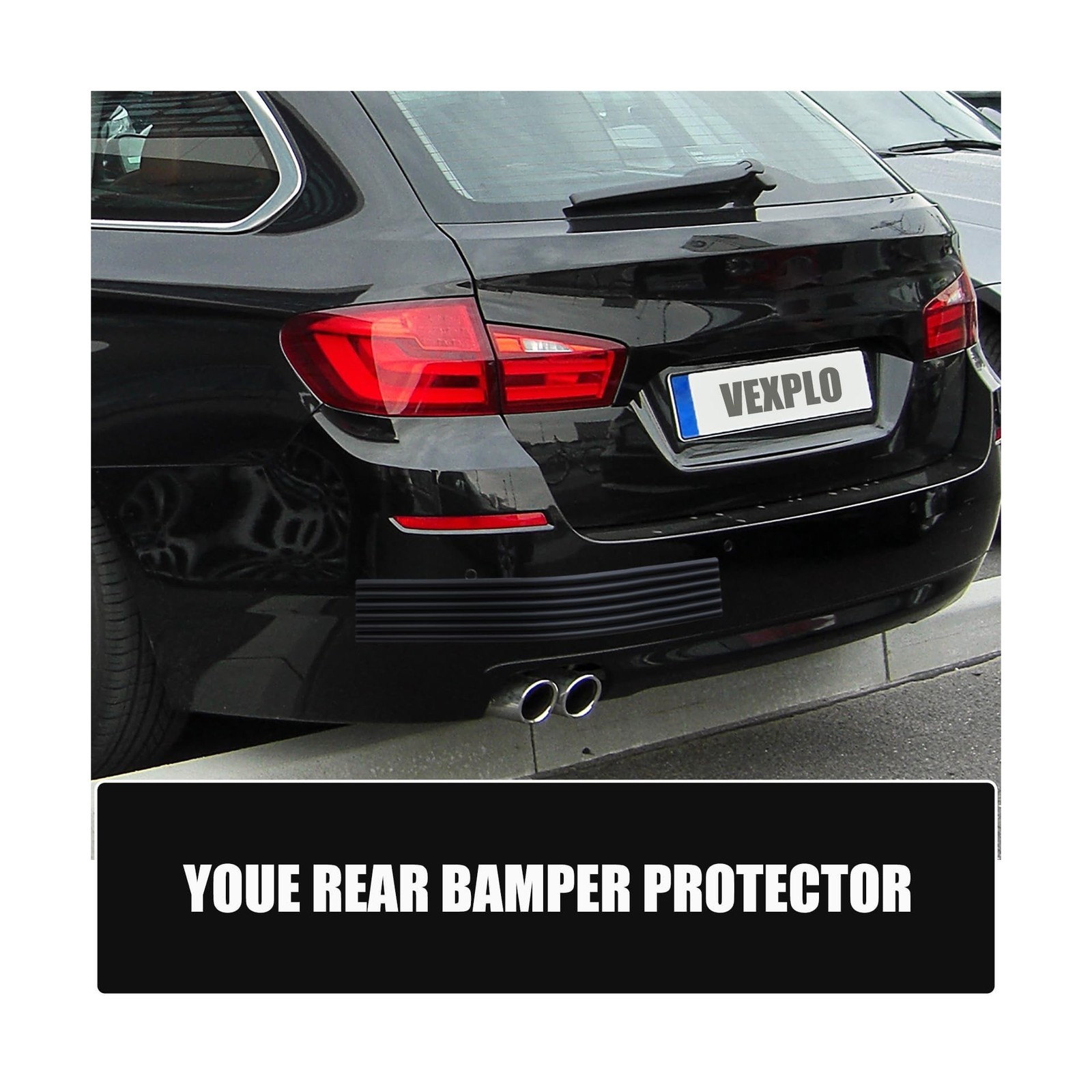 DIY Car Bumper Protector Guard, Strong Self Adhesive Rubber Rear Front Bumper…