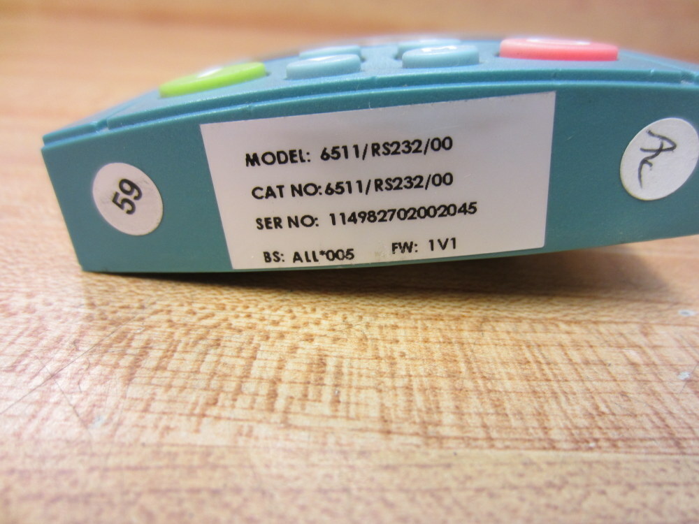 Parker 6511-RS3232-00 Operator Keypad 6511RS23200