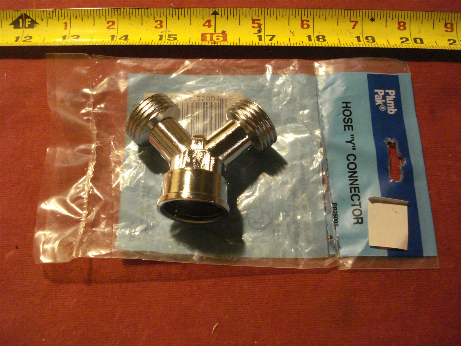 (0084.) Hose “Y” Connection – Die Cast Zinc Chrome Plated