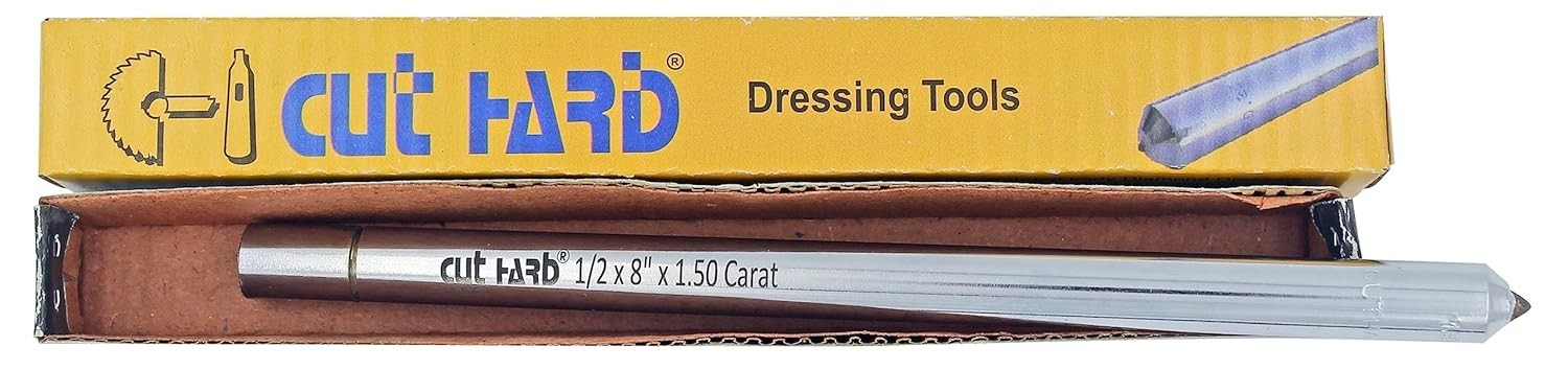Single Point Diamond Dresser Grinding Wheel Dresser 1.50 Carat Shank 1/2″ OAL 8″