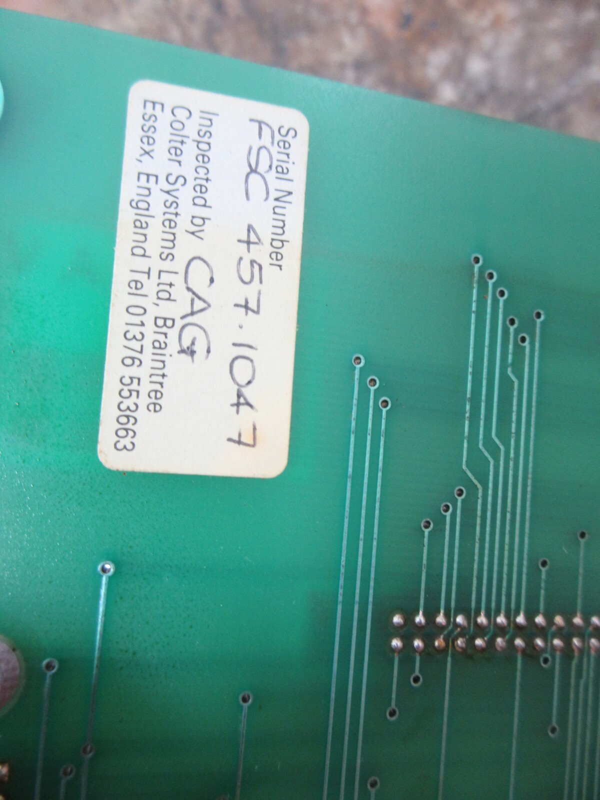 CINCINNATI ARROW 500 MILACRON BOARD PCB-FSC-457-95 1269078