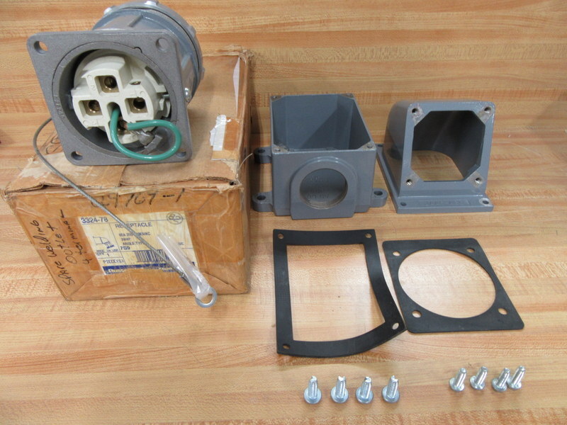 Thomas And Betts 3324-78 Russellstoll Receptacle W/Screw Cap 332478