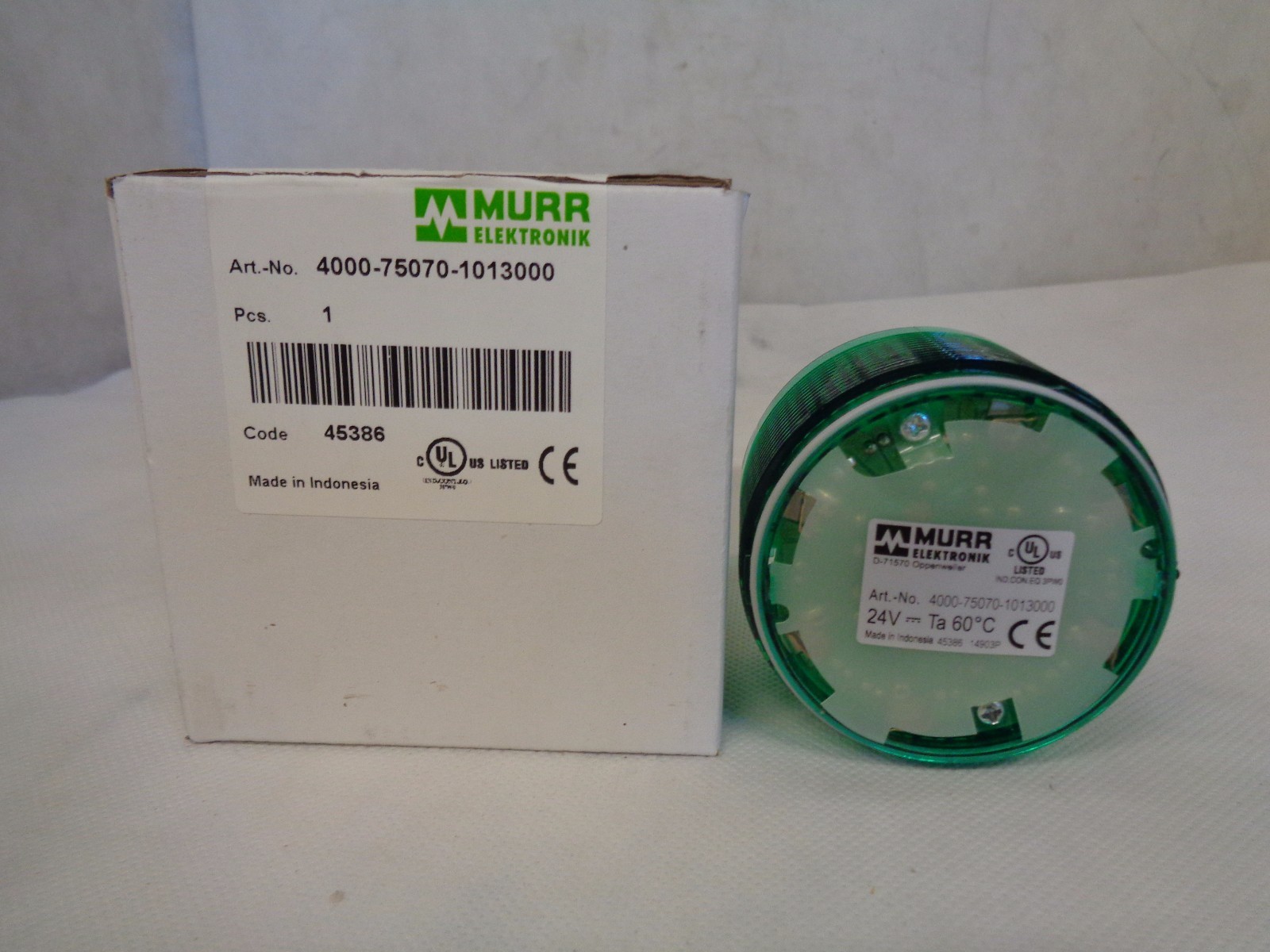 NEW MURR ELECTRONIK 4000-75070-1013000 GREEN STACK LIGHT