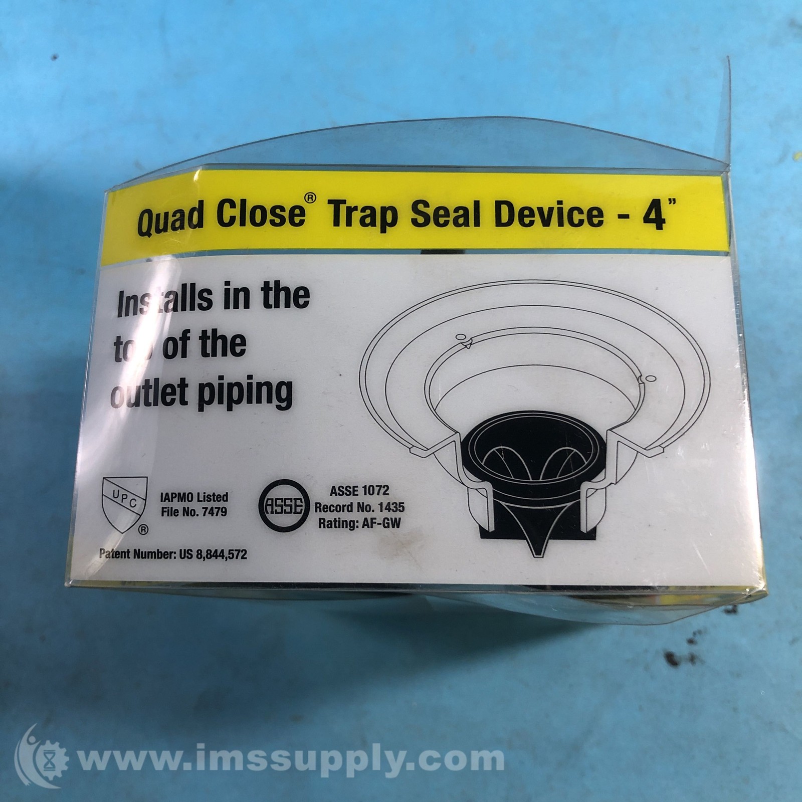 Jay R Smith Mfg Co 2692-04 Quad Close Trap Seal Device FNOB