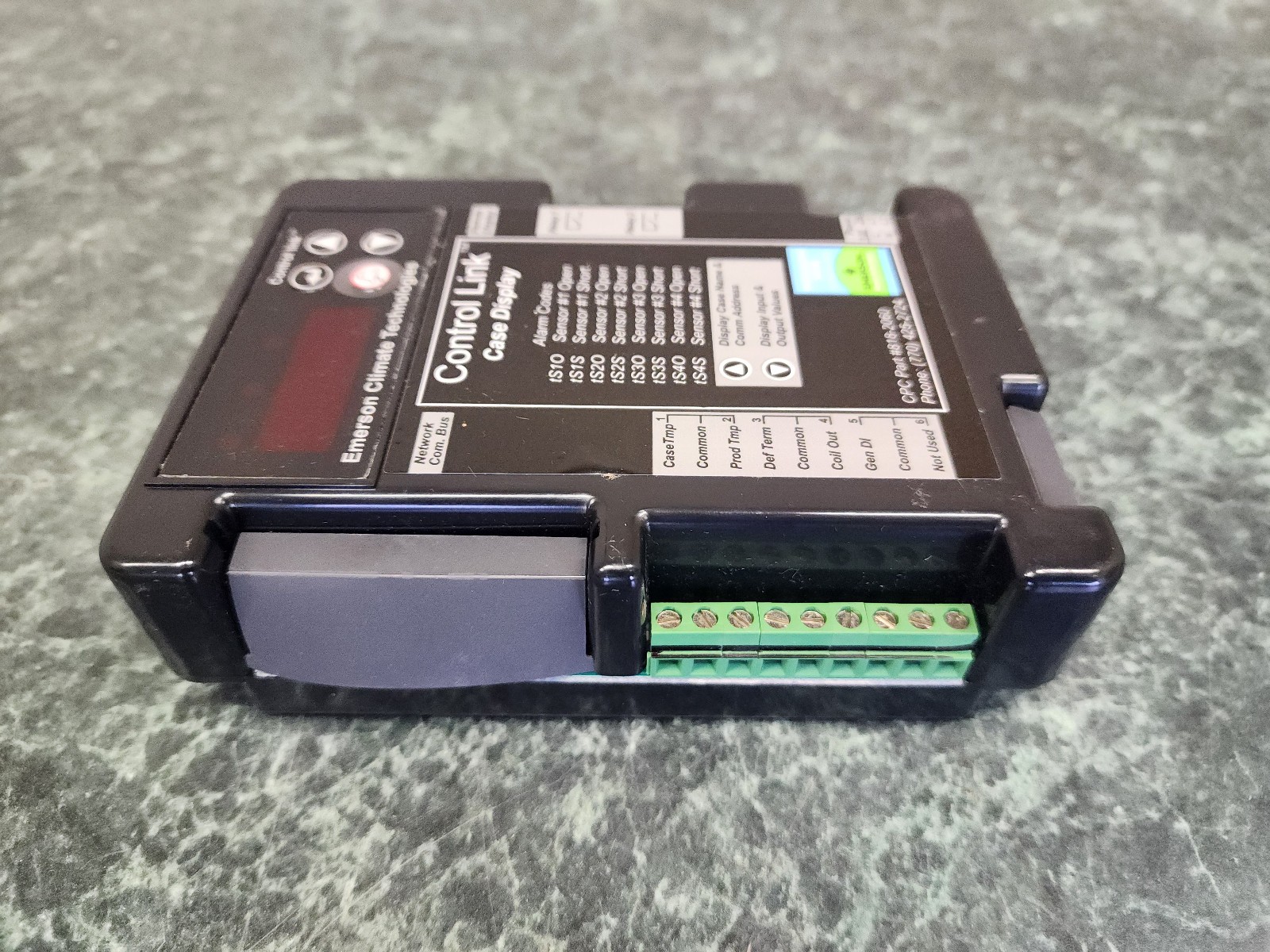 Emerson Climate Control Link Case Display 818-2060 w/ 618-1120 Expansion Board