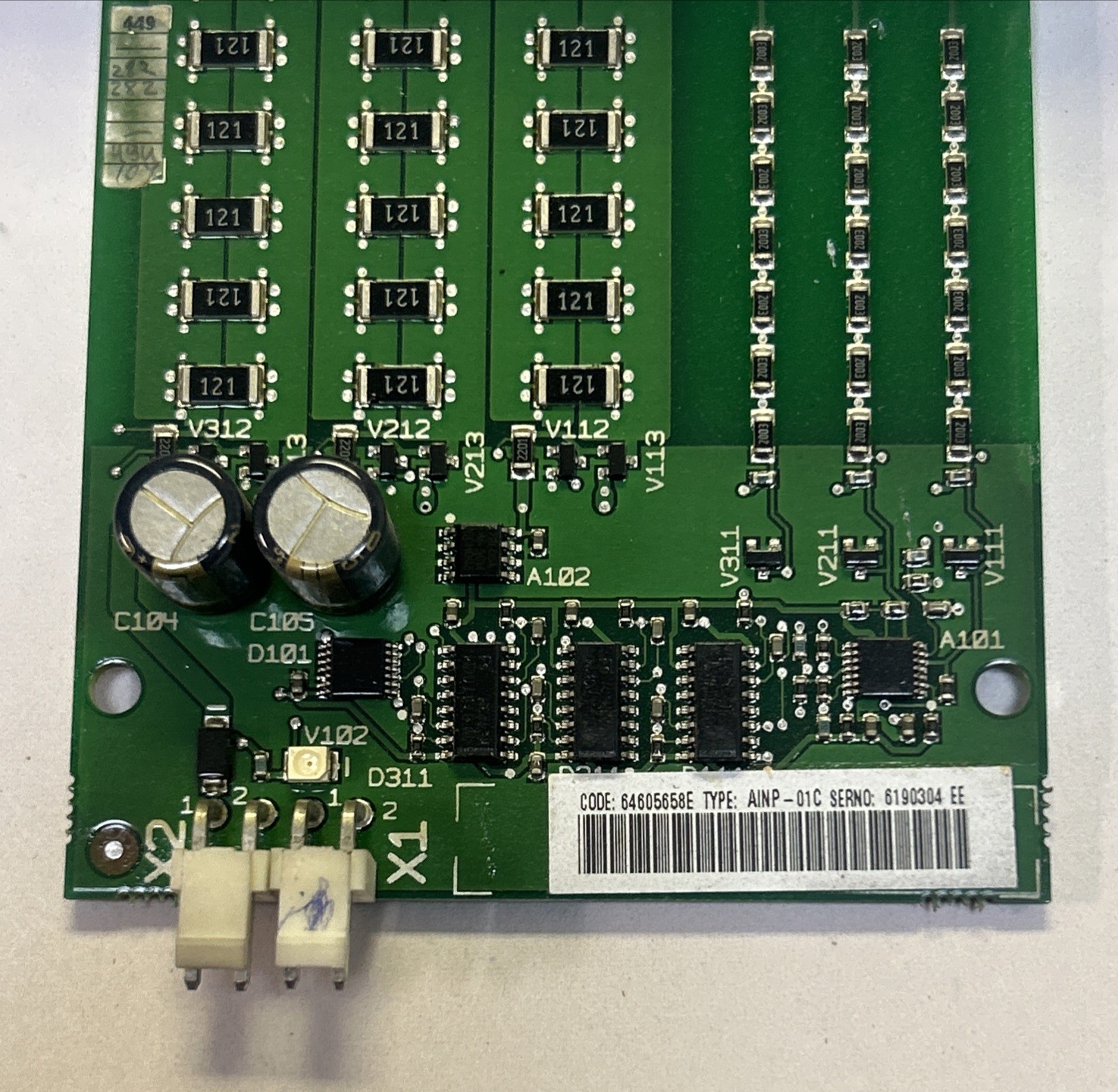 ABB,AINP-01C,INPUT BRIDGE CONTROL BOARD NOS