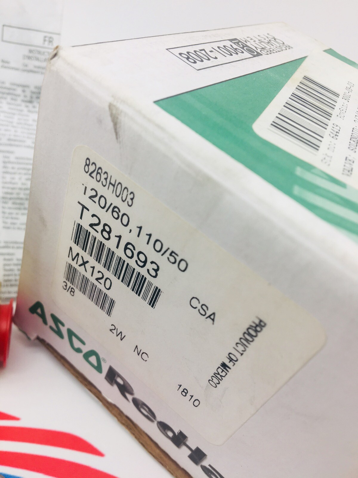 ASCO REDHAT 8263G3 SOLENOID VALVE KIT 826H003