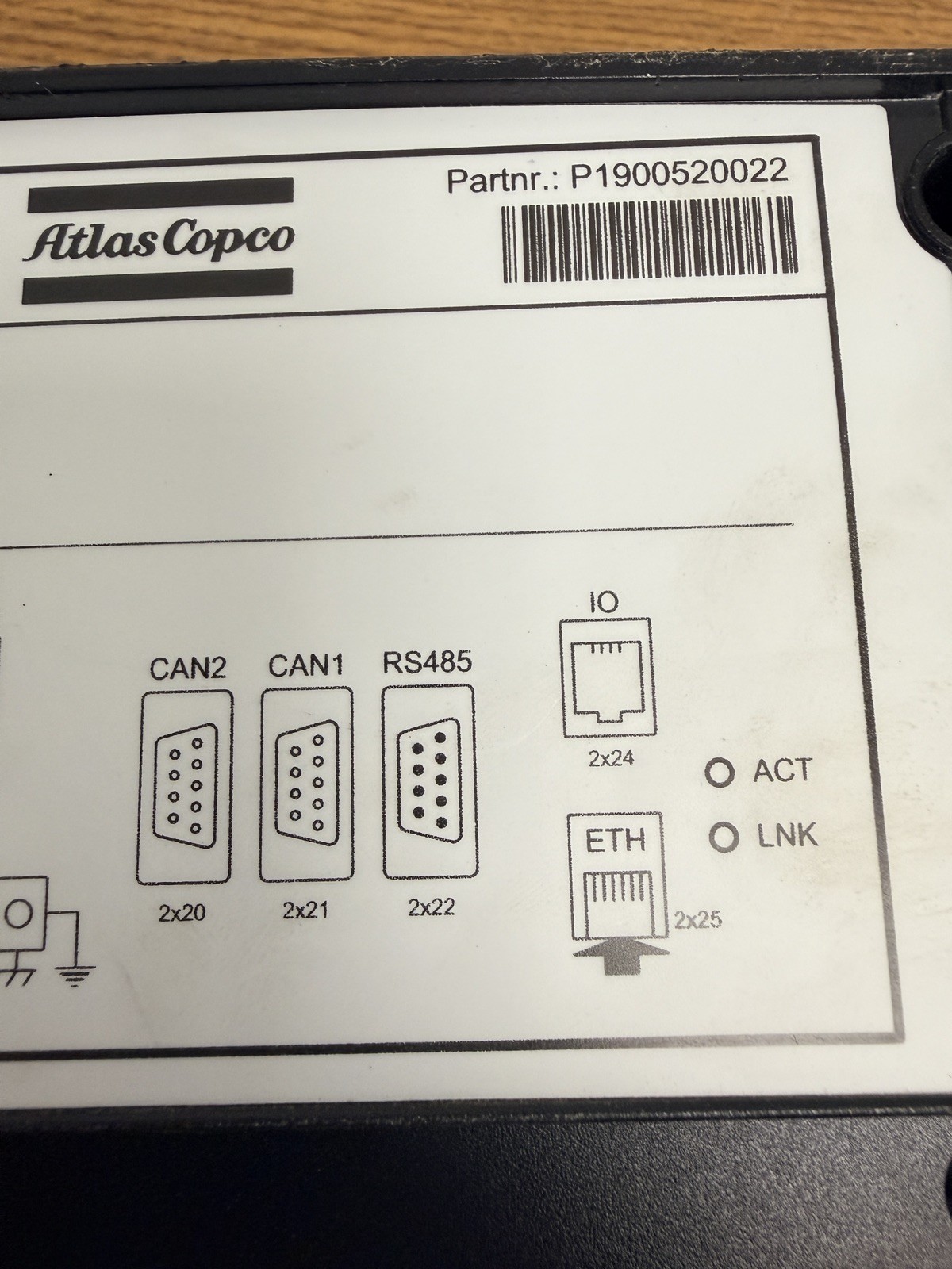 Atlas Copco Elektronikon Graphic Plus Compressor Controller / HMI Panel