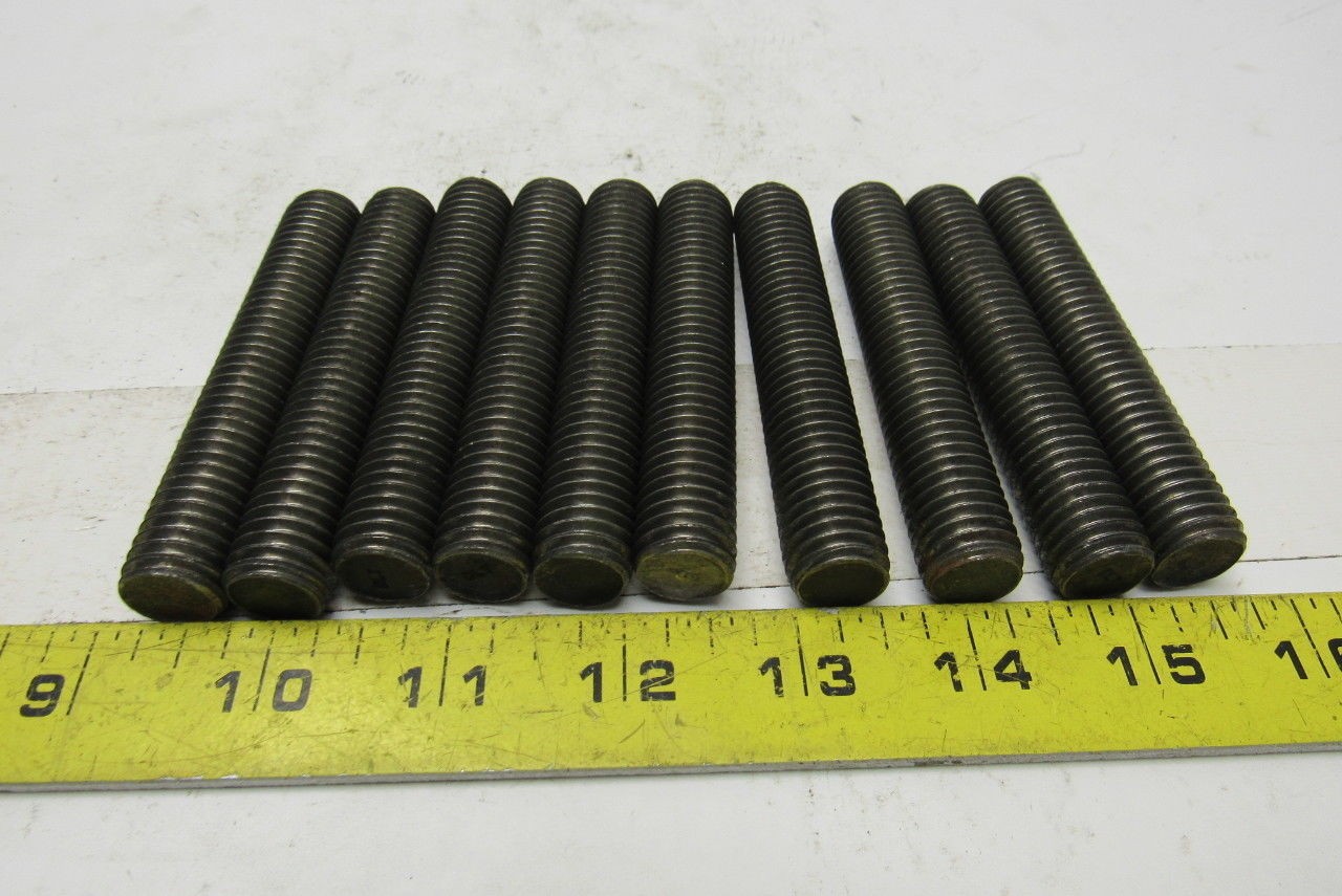 5/8″-11×4-1/4″ (OAL 4-1/2″) A320 L7 Fully Threaded Stud Lot of 10