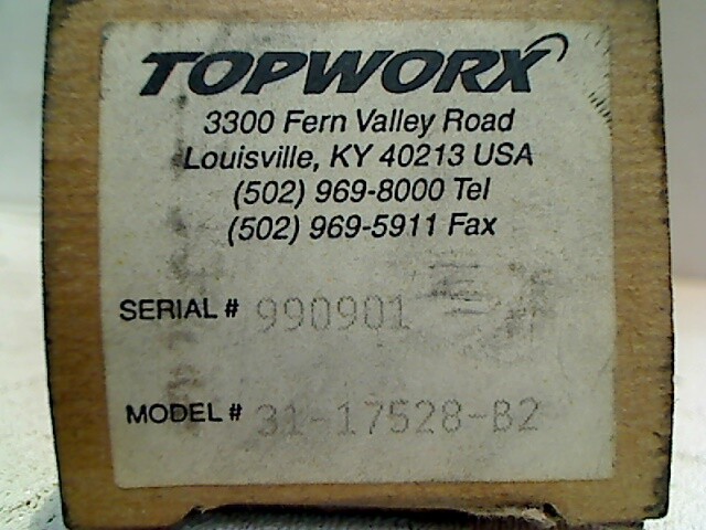 TOPWORX GO LEVERLESS LIMIT SWITCH SPDT 31-17528-B2