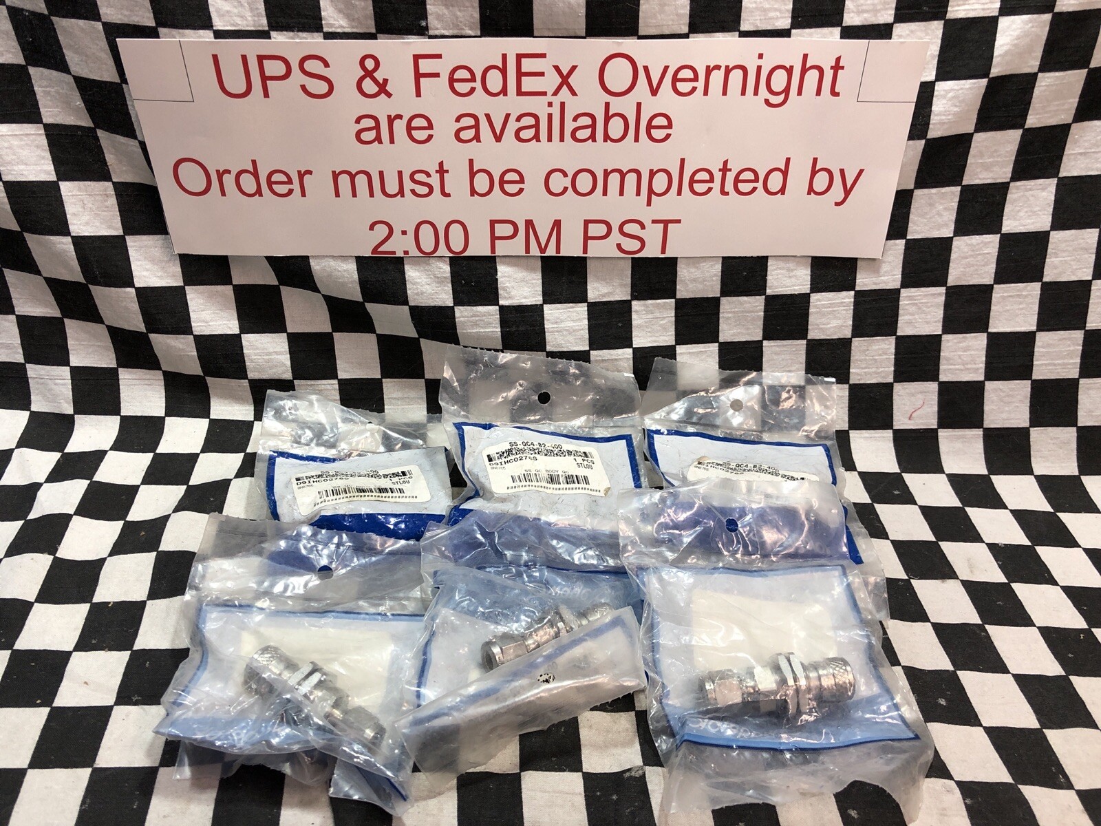 SWAGELOK Quick Connect Bulkhead Body 1/4″, SS-QC4-B2-400, LOT OF 6#1540N4