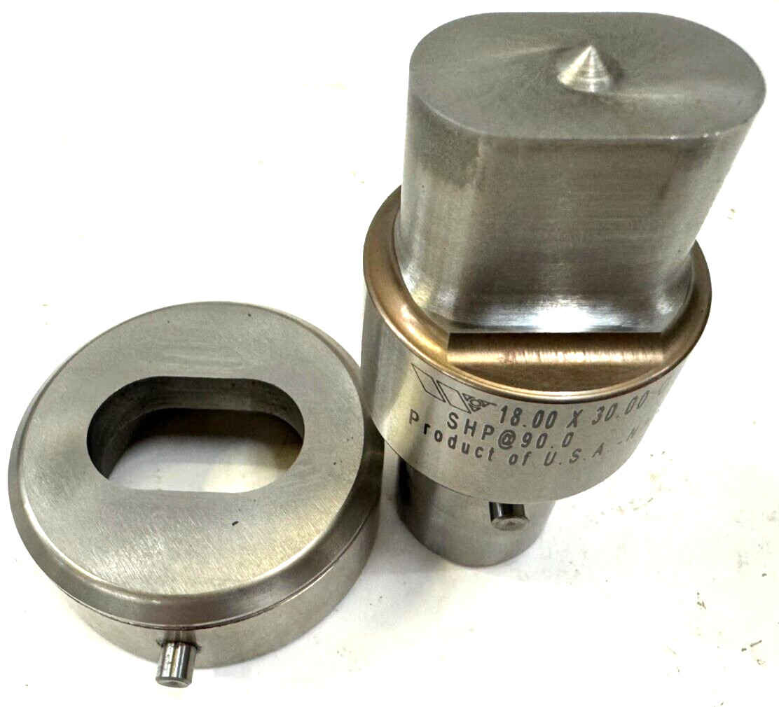 WILSON TOOL PUNCH & DIE SET STN 28XX OBLONG 30.00 X 18.00 2 1/8″ OD