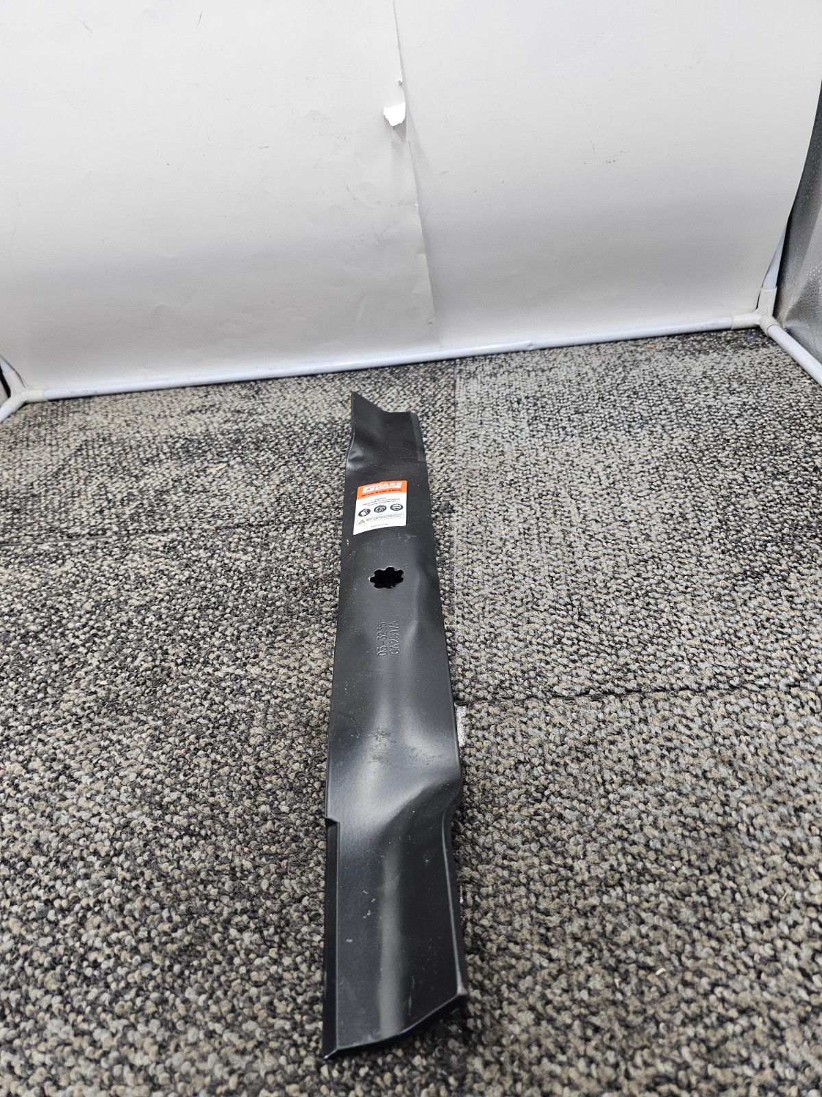 (QTY 2) Mower Blade 40MnB 21″ Length Black GrassCool Point Star