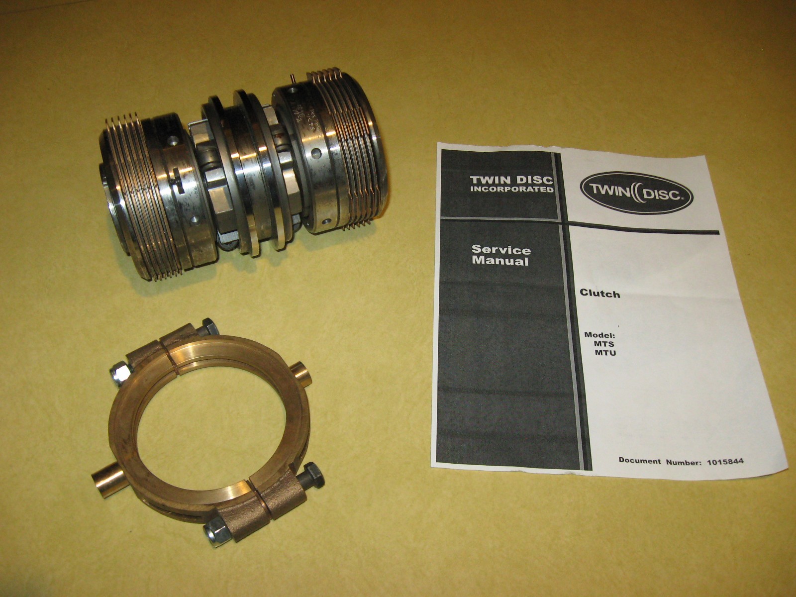 Twin Disc MTU Machine Tool Clutch Pack. #604 – mill lathe drive power unit