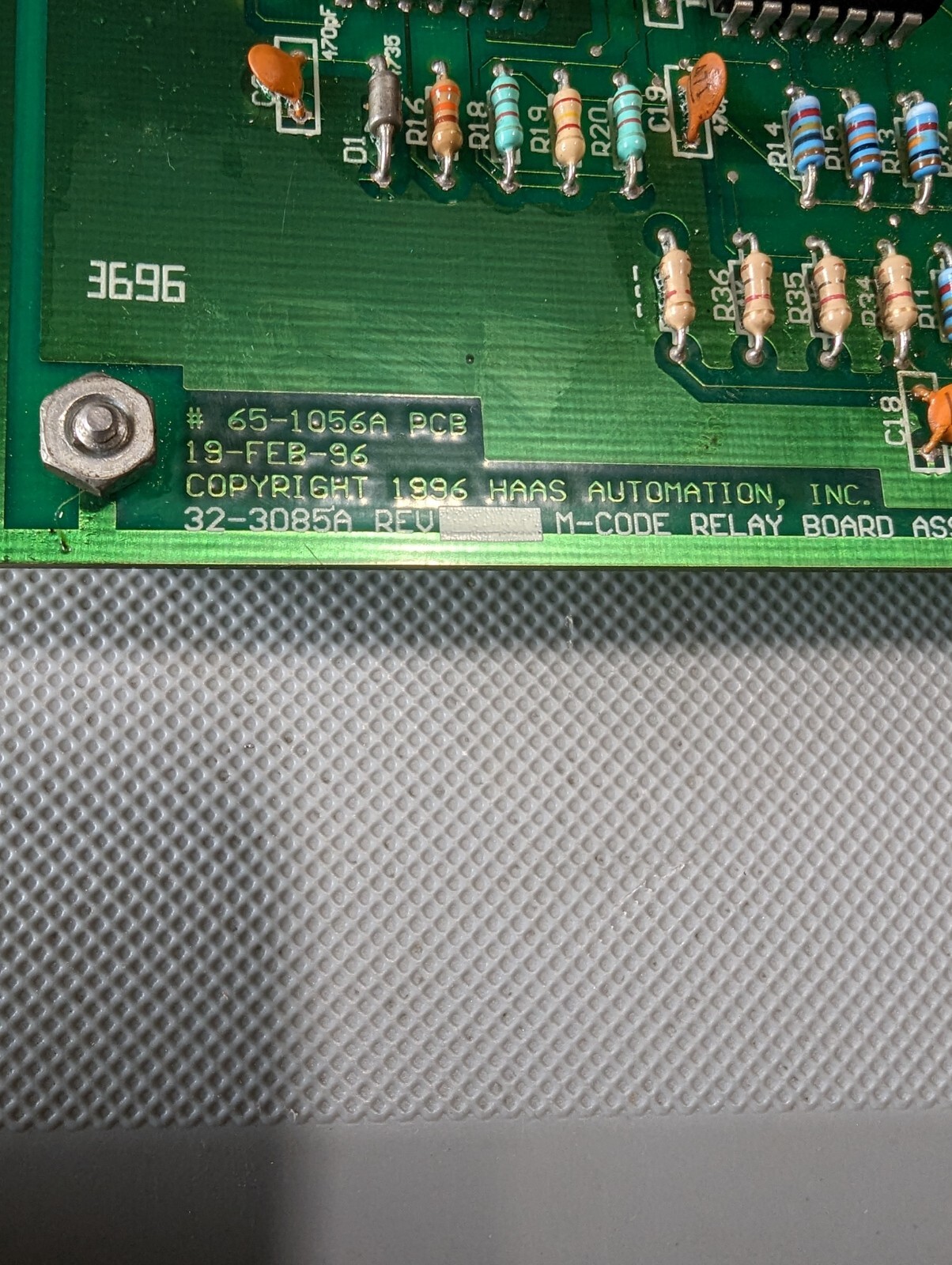 HAAS CNC Mill Lathe CIRCUIT BOARD 65-1056A PCB 32-3085A M-CODE