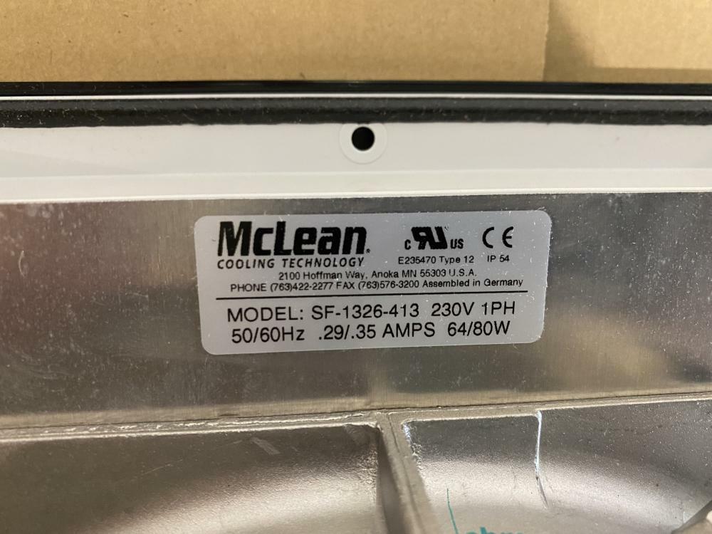 HOFFMAN COOLING FAN # ST-1326-413 230VAC 1PH. 50/60HZ. 80WATTS NEW!
