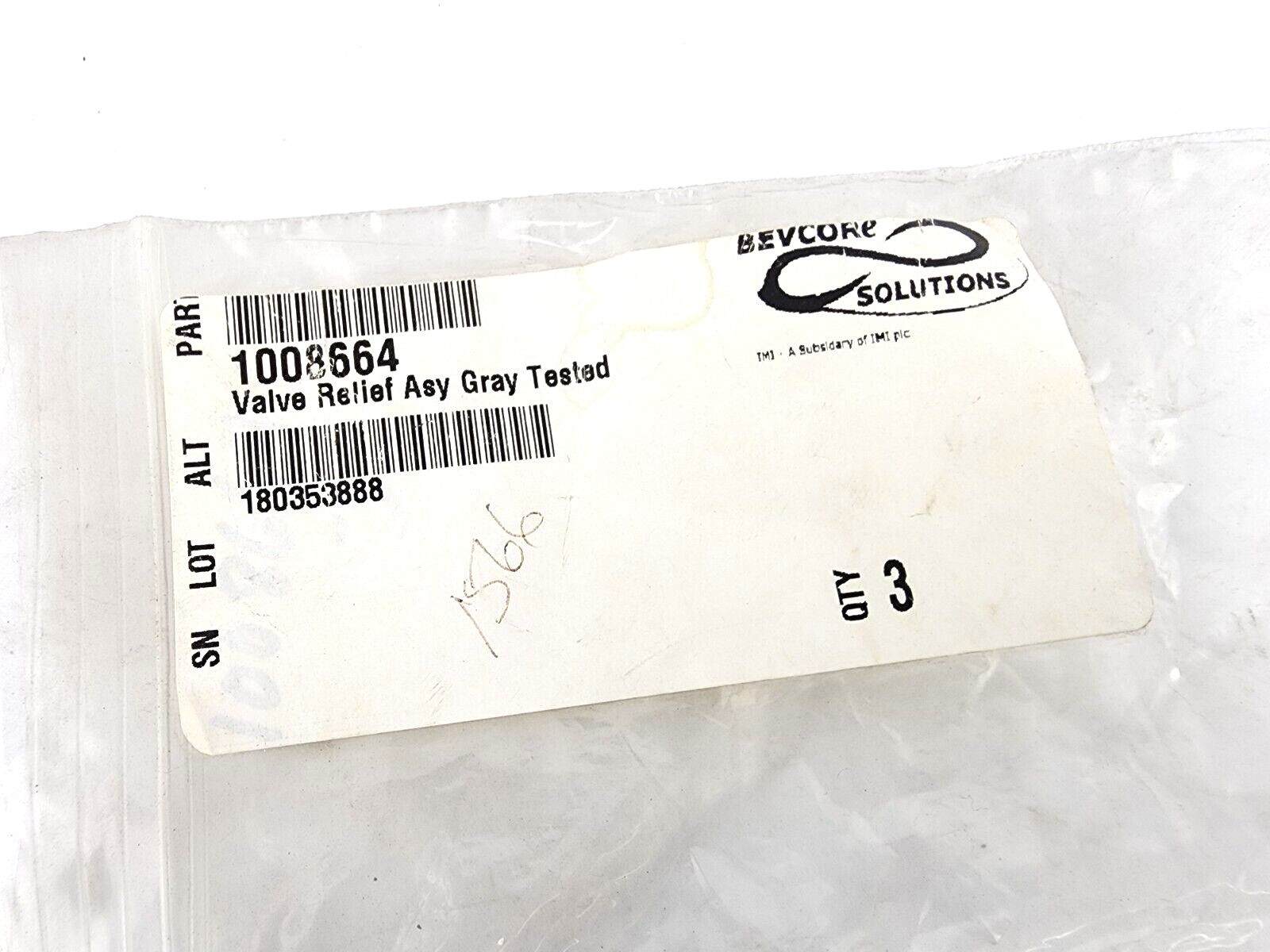 2pcs Cornelius 180353888 VALVE RELIEF ASSEMBLY GRAY FCB PINNACLE