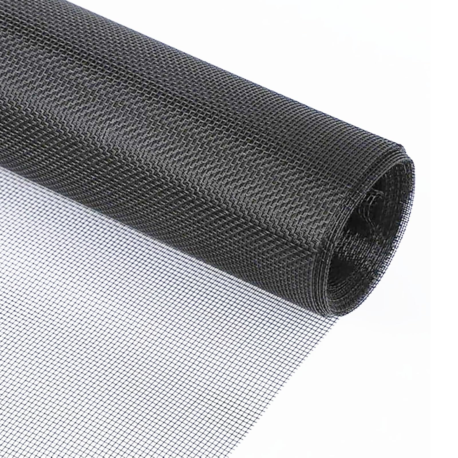 Window Screen Mesh 48″100Ft Fiberglass Screen Door Patio Porch Replacement Black