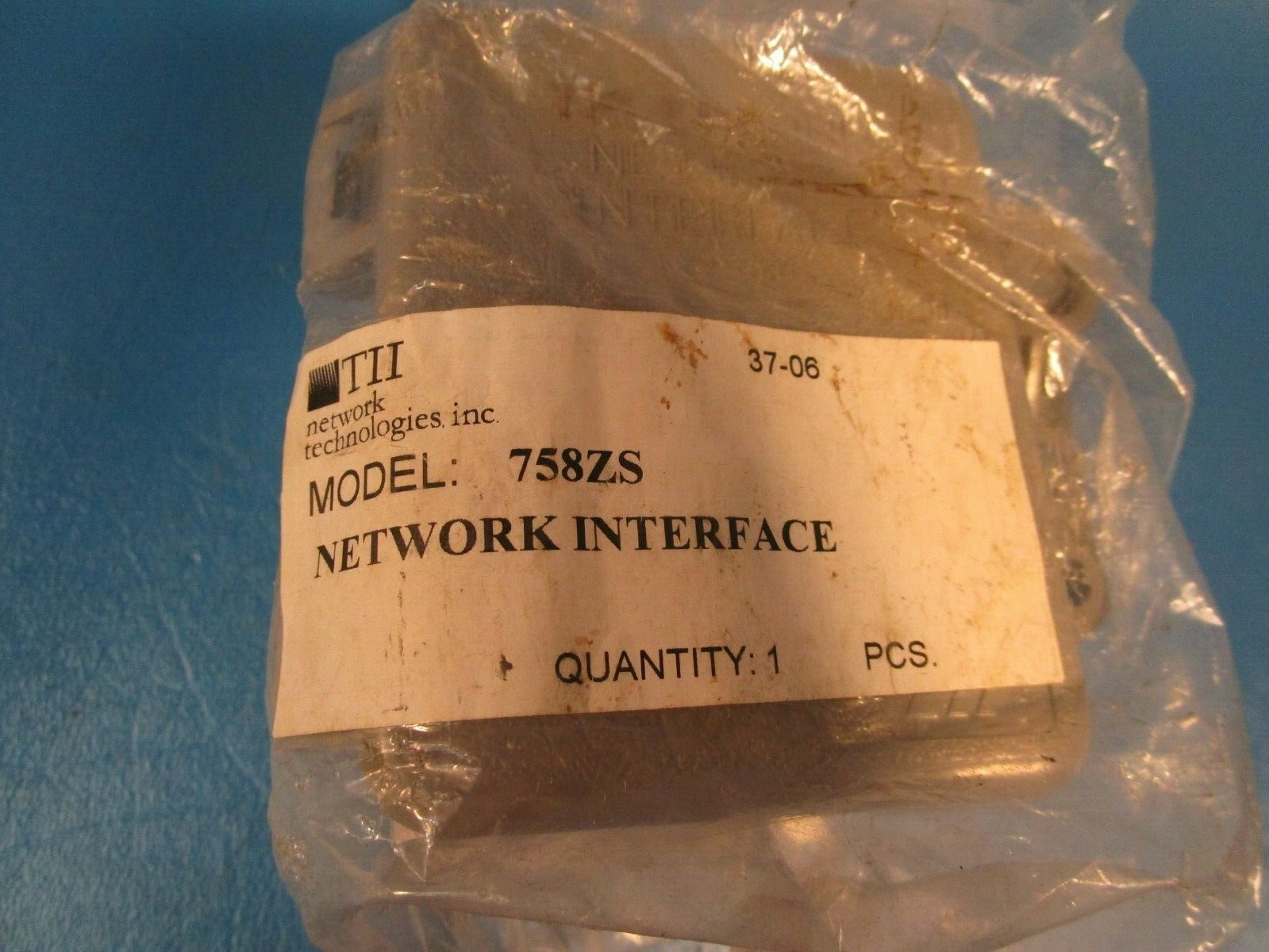 TII 758ZS Telephone Network Interface Enclosure, Box