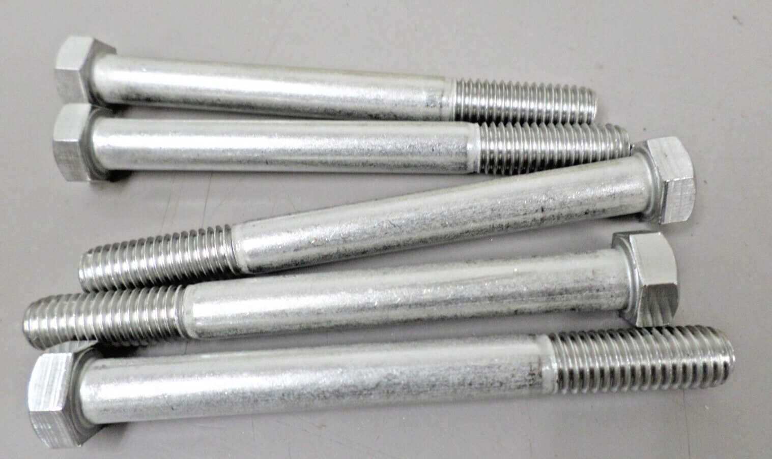 5 Pack of 1/2-13 x 5 Stainless Steel Coarse 18-8 Hex Bolts F593C THE