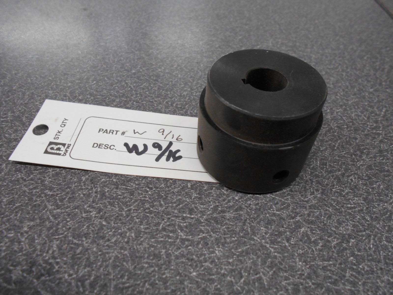 Weld-On Hub, Series W9/16. Round Bore. Burns/Tisco. NOS!