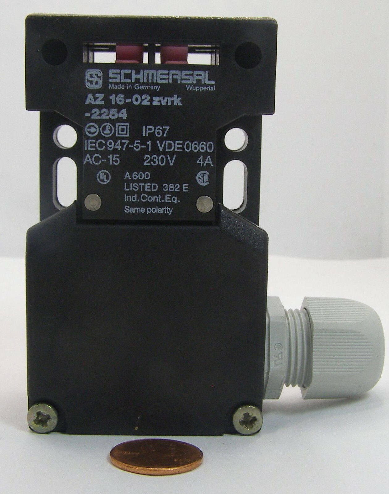 Schmersal Safety Interlock Switch AZ 16-02zvrk-2254