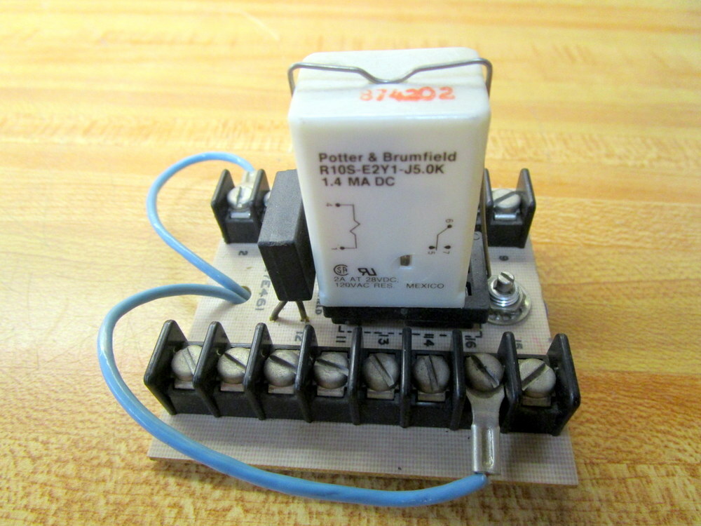 Potter & Brumfield 27E461 Relay Socket Board W/Relay