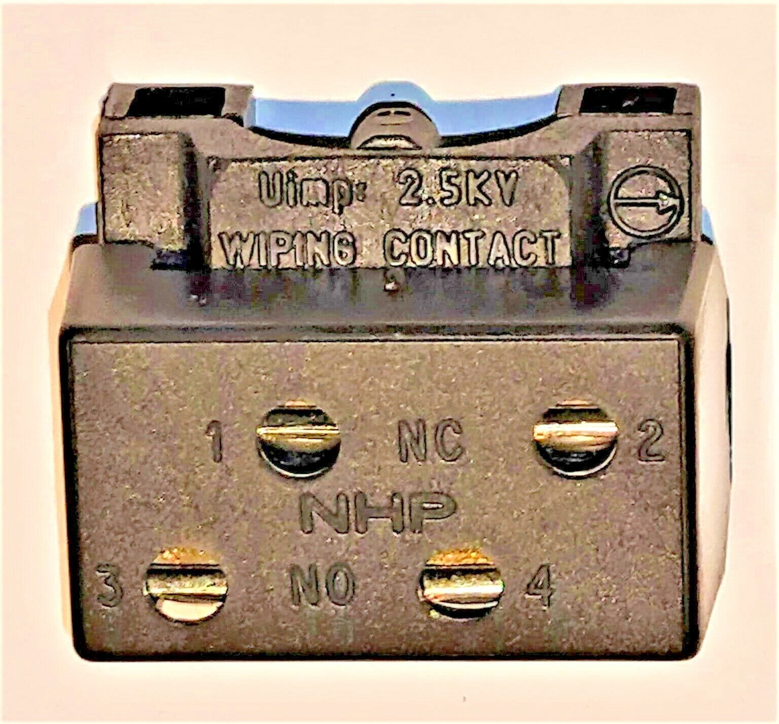 NHP SINGLE POLE CONTACT BLOCK NPA HEAVY DUTY CONTROL UNIT