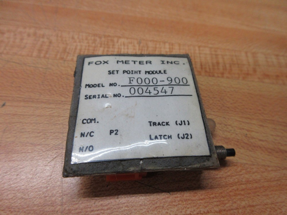 Fox Meter F000900 Set Point Module
