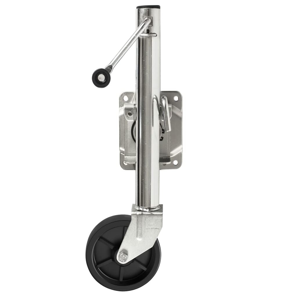 Boat Trailer Jack Caster 6″, Trailer Tongue Wheel 1/2″ Axle Diameter, Freight…
