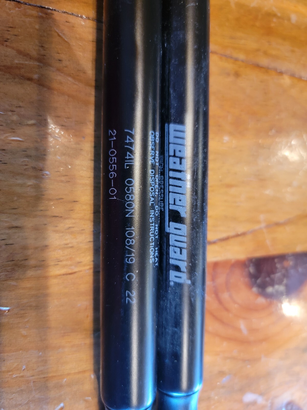 Weather Guard 7474IL 7248-2PK Replace Gas Spring for 116-3, -5, R-116 and prior.
