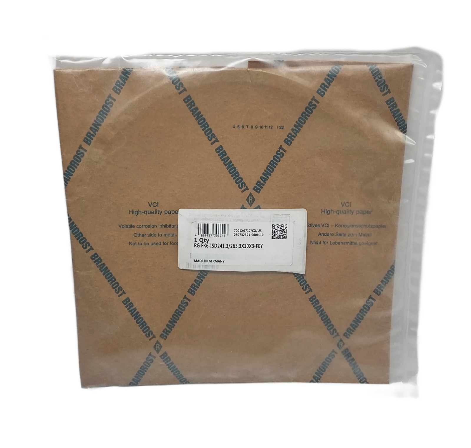 Fey Rg FK6-ISD241 3/263 3X10X3 Double Laminar Sealing Ring