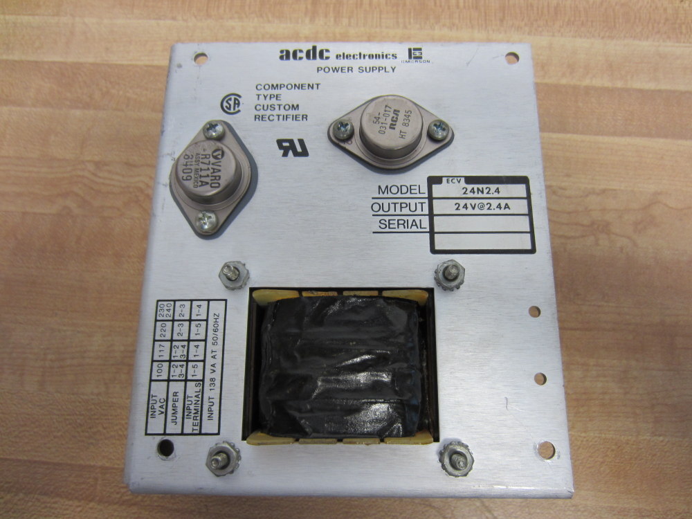 ACDC Electronics 24N2.4 Power Supply 24N24