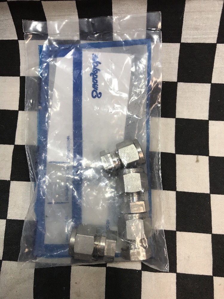 4x SWAGELOK UNION REDUCER & CAP SS-810-6-6 (4X)& SS-600-C (4X) Shipsameday#130N4