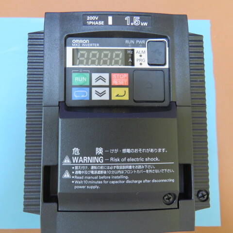 OMRON CORP 3G3MX2-AB015-V1 Qty of 1 per Lot Ac Drive Motor, 1, 1.5Kw, 1 Khz, Co