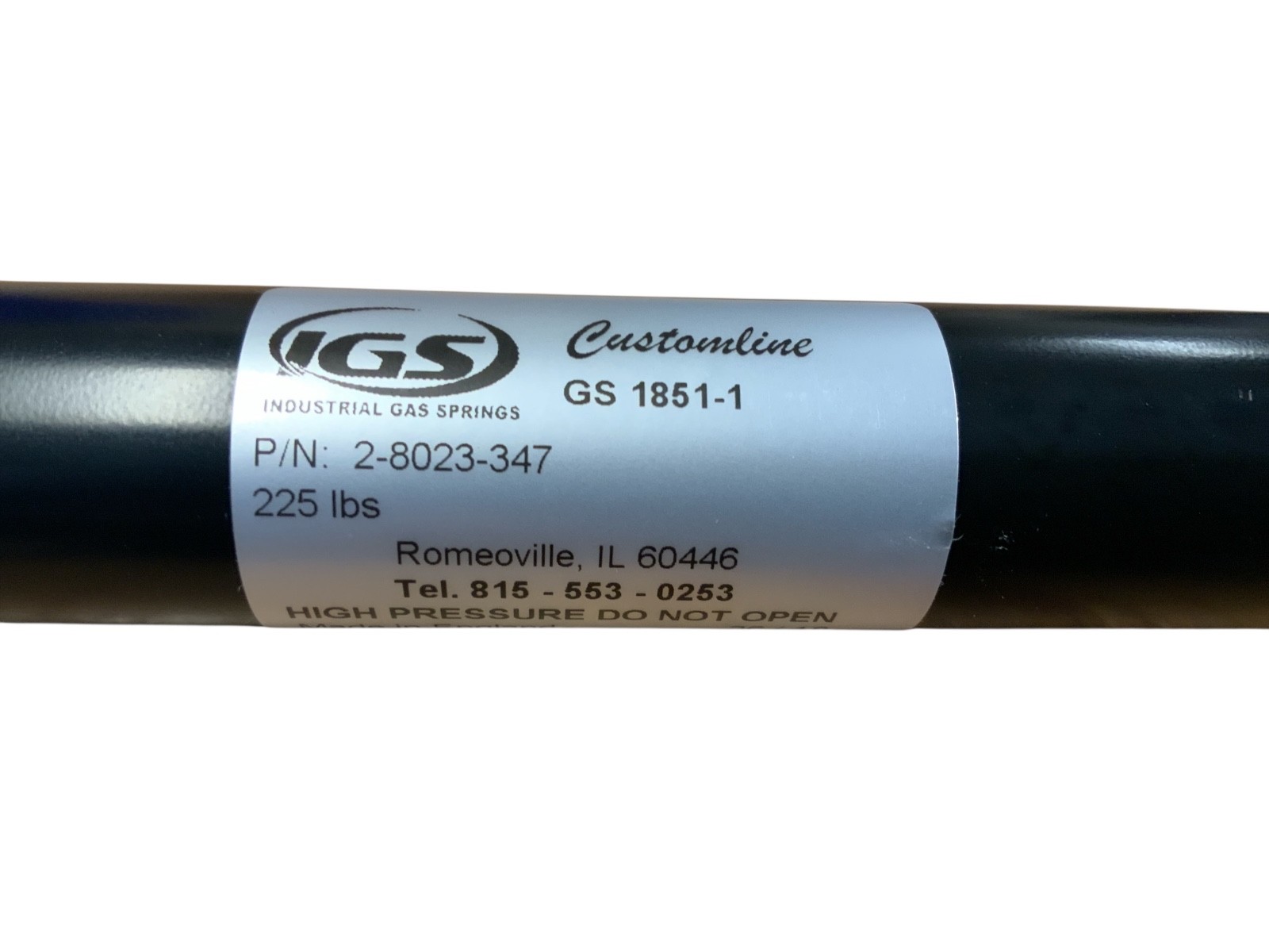 Industrial Gas Springs Shock – GS1851-1 – 2-8023-347-00-0.