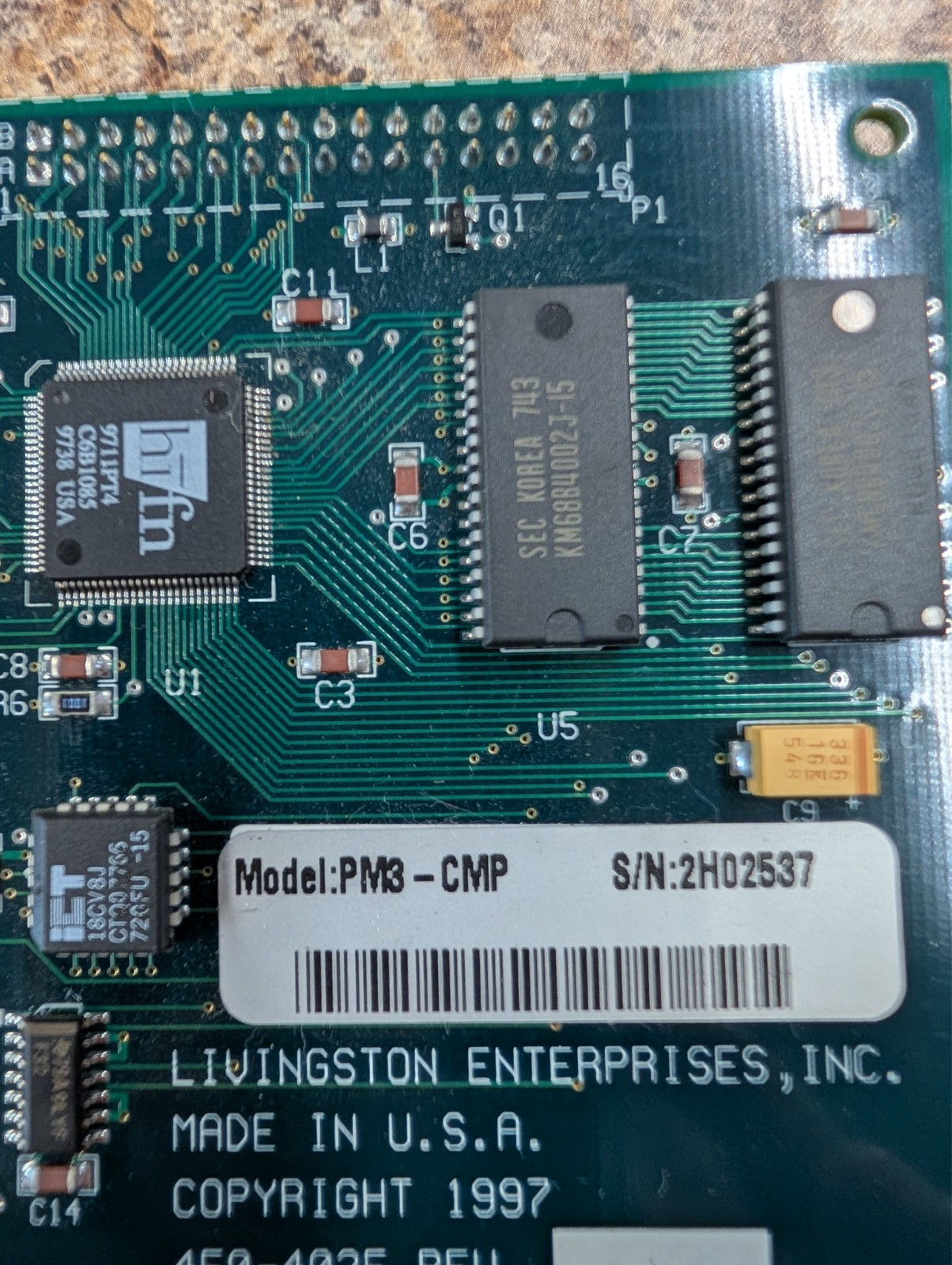 Livingston Enterprises PM3-CMP Circuit Board 400-4025
