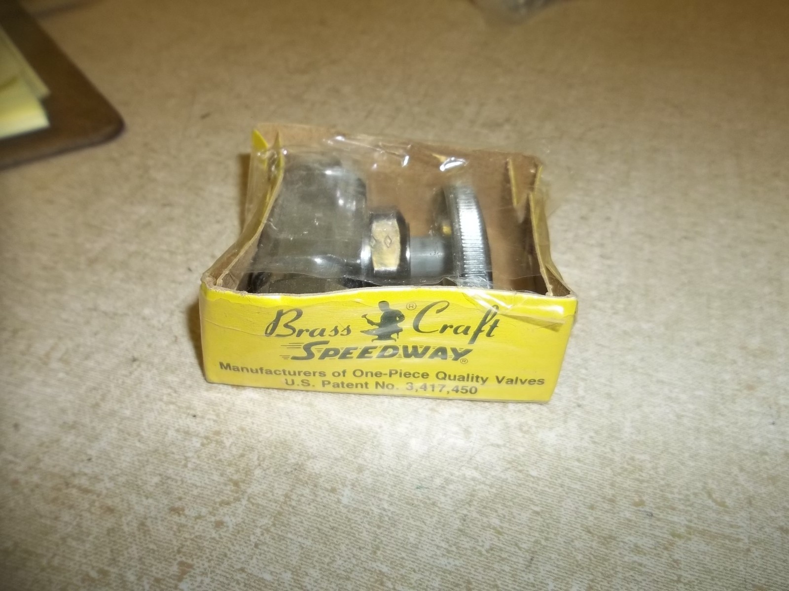 NEW Brass Craft Angle Stop Valve Speedway 1-Piece *FREE SHIPPING*