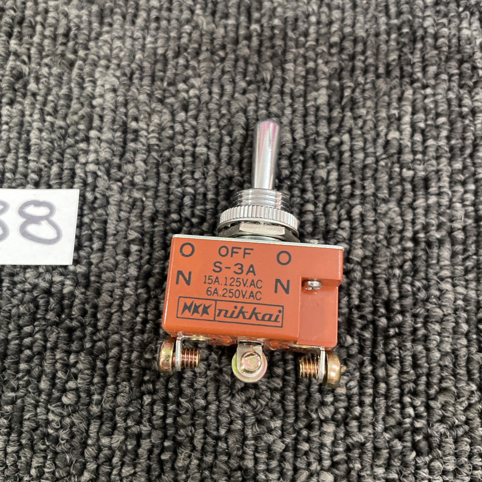 (16) Nikkai Switch S-3A 6A-15A 125-250vac