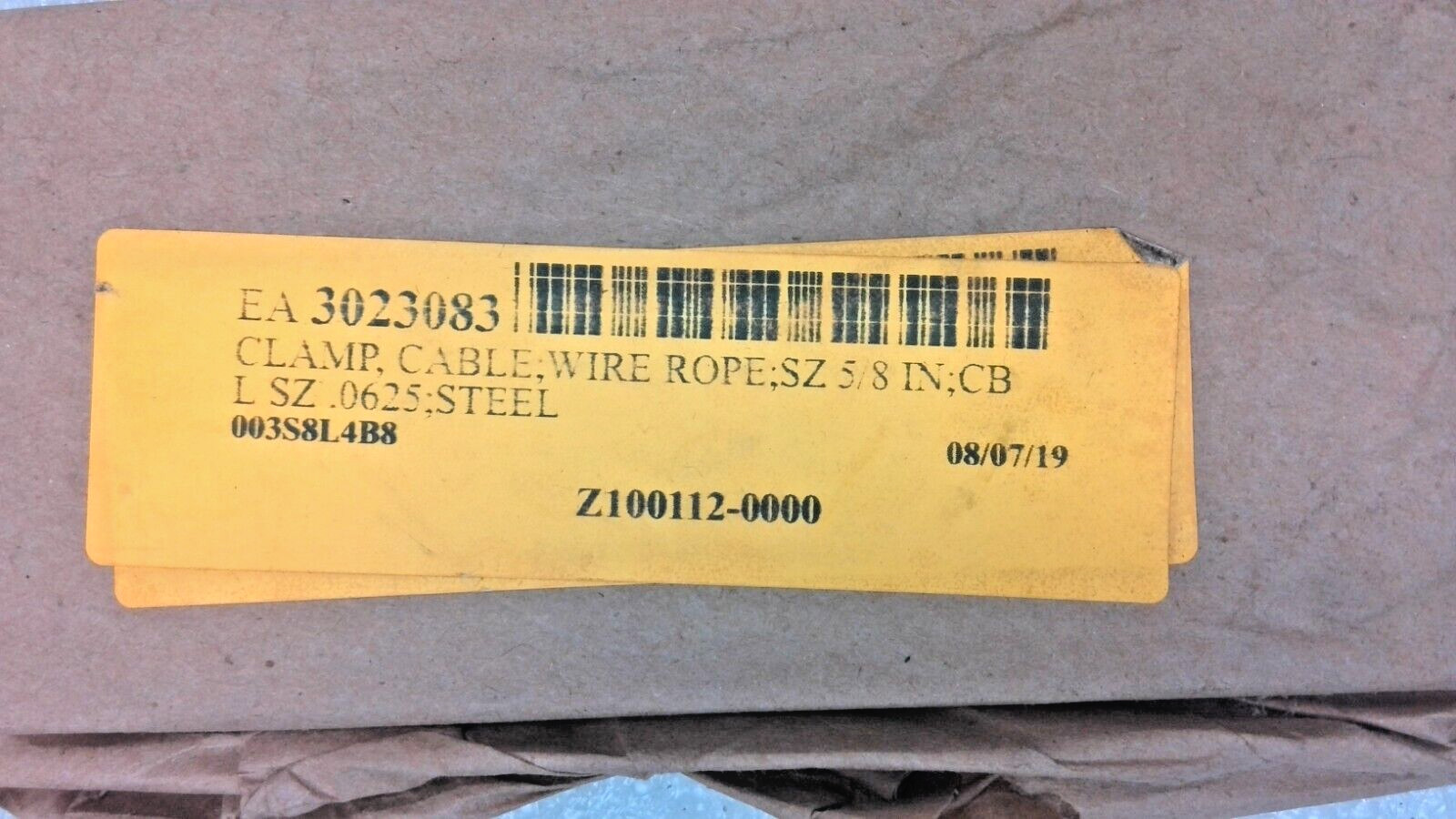WESTROCK MILL WIRE CABLE ROPE CLAMP Z100112-0000