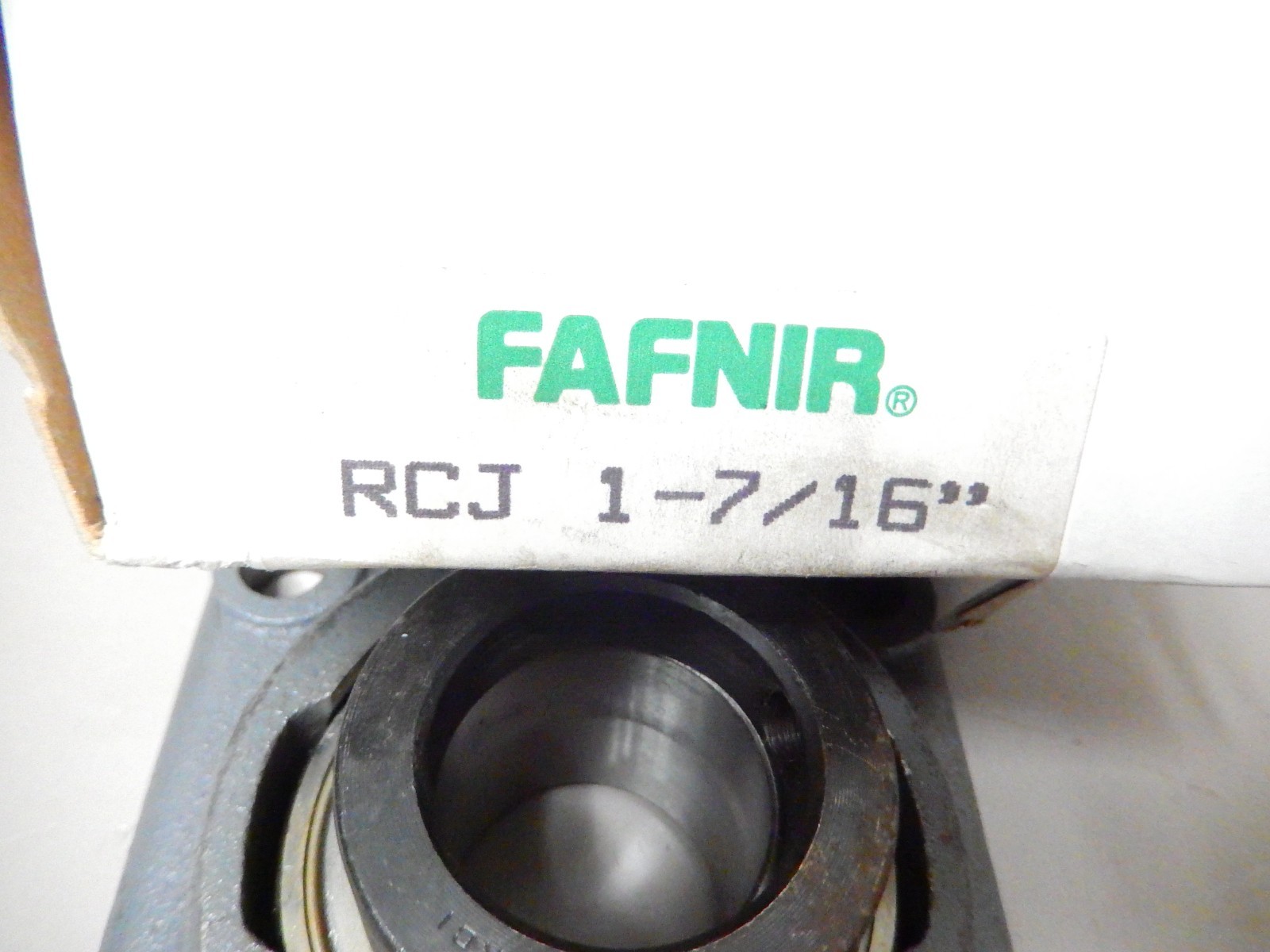 Fafnir RCJ 1 7/16 Flange Bearing 4 Bolt Mount With Collar 1-7/16″ Bore