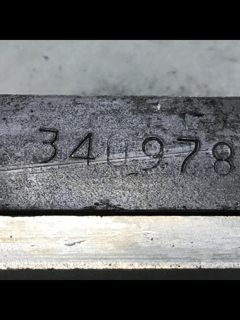VAN DORN Platen Shoe 340978 Used #142217