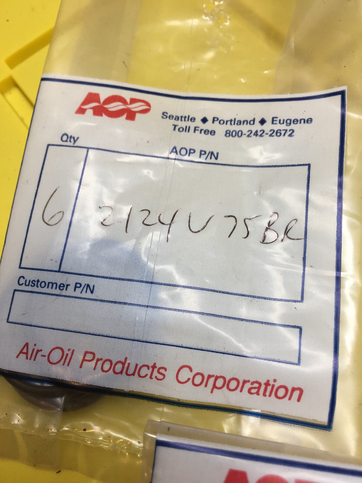 Air Oil Products AOP O-Ring Lot, 2027V75BR, 2113V75BR, 28774113, 2117V75BR.. New