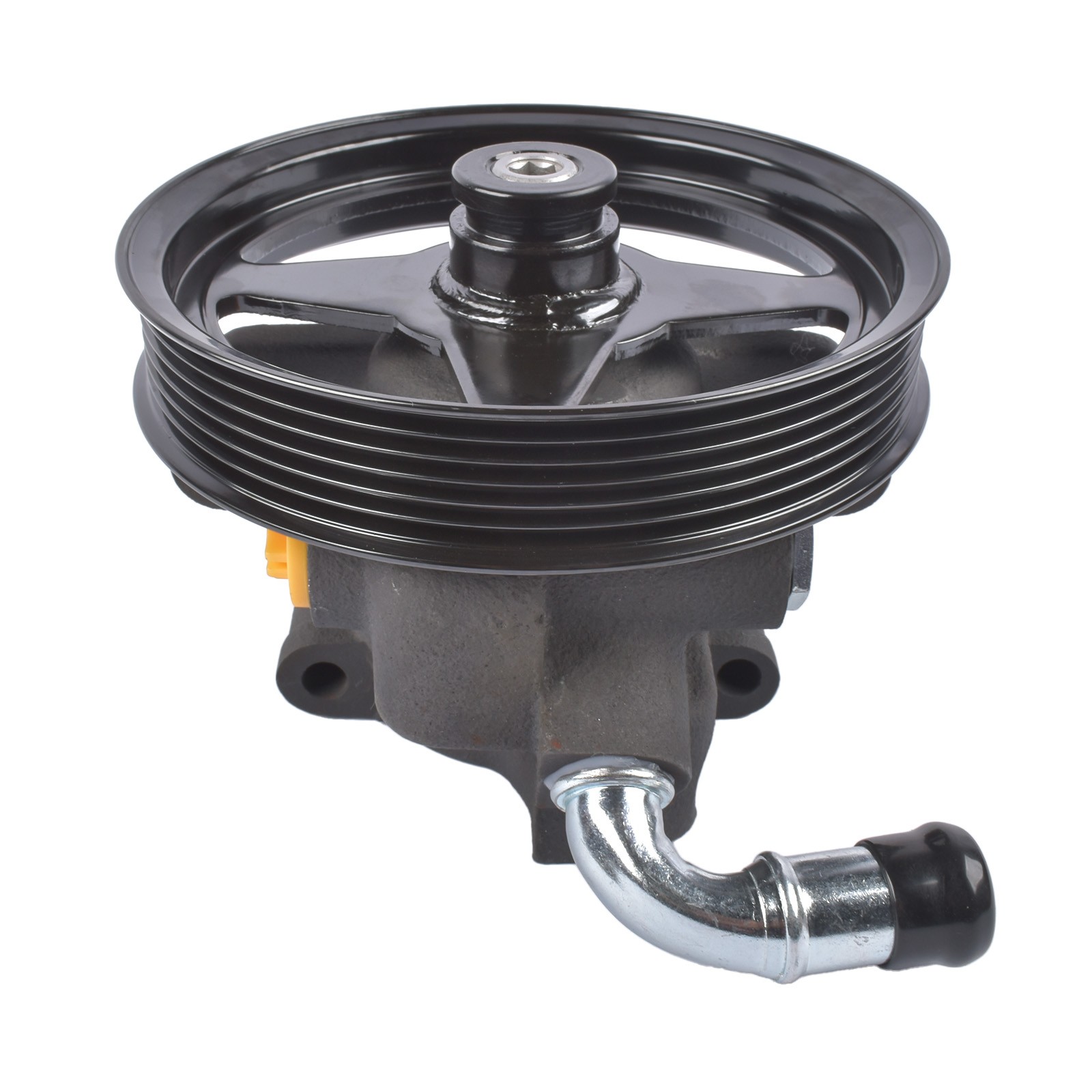 Power Steering Pump w/ Pulley Replacement for Ford E-150 Super Duty 1997-2007