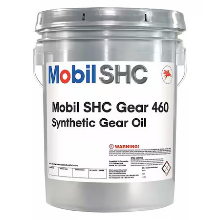 Mobil 121328 Gear Oil, 5 Gal, Pail, Amber