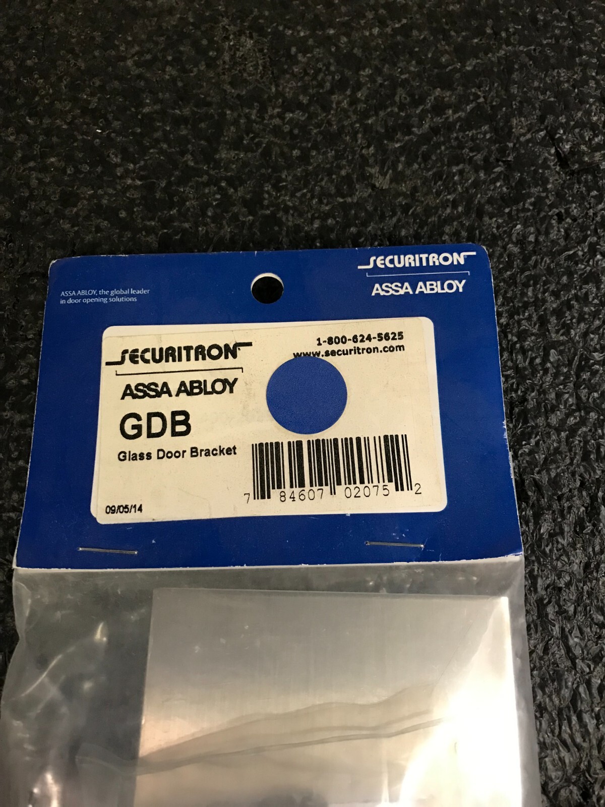 SECURITRON ASSA ABLOY GDB Glass Door Bracket