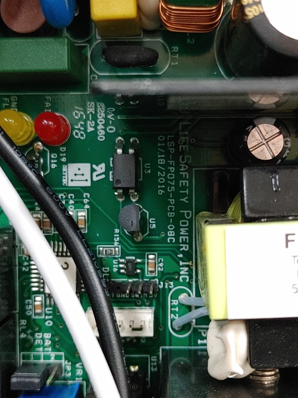 LIFESAFETY POWER FP075-D8PE2M Multi Output Power Supply Charger Enclosure